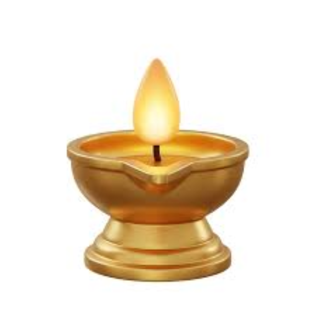 7 WHITE/GOLD OIL DIYA PACK